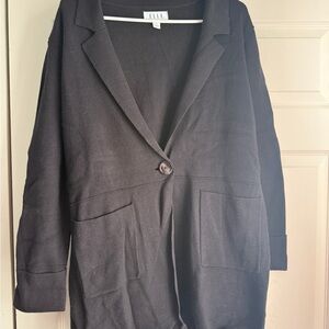 Elle Black Women's Overlay Jacket/Cardigan